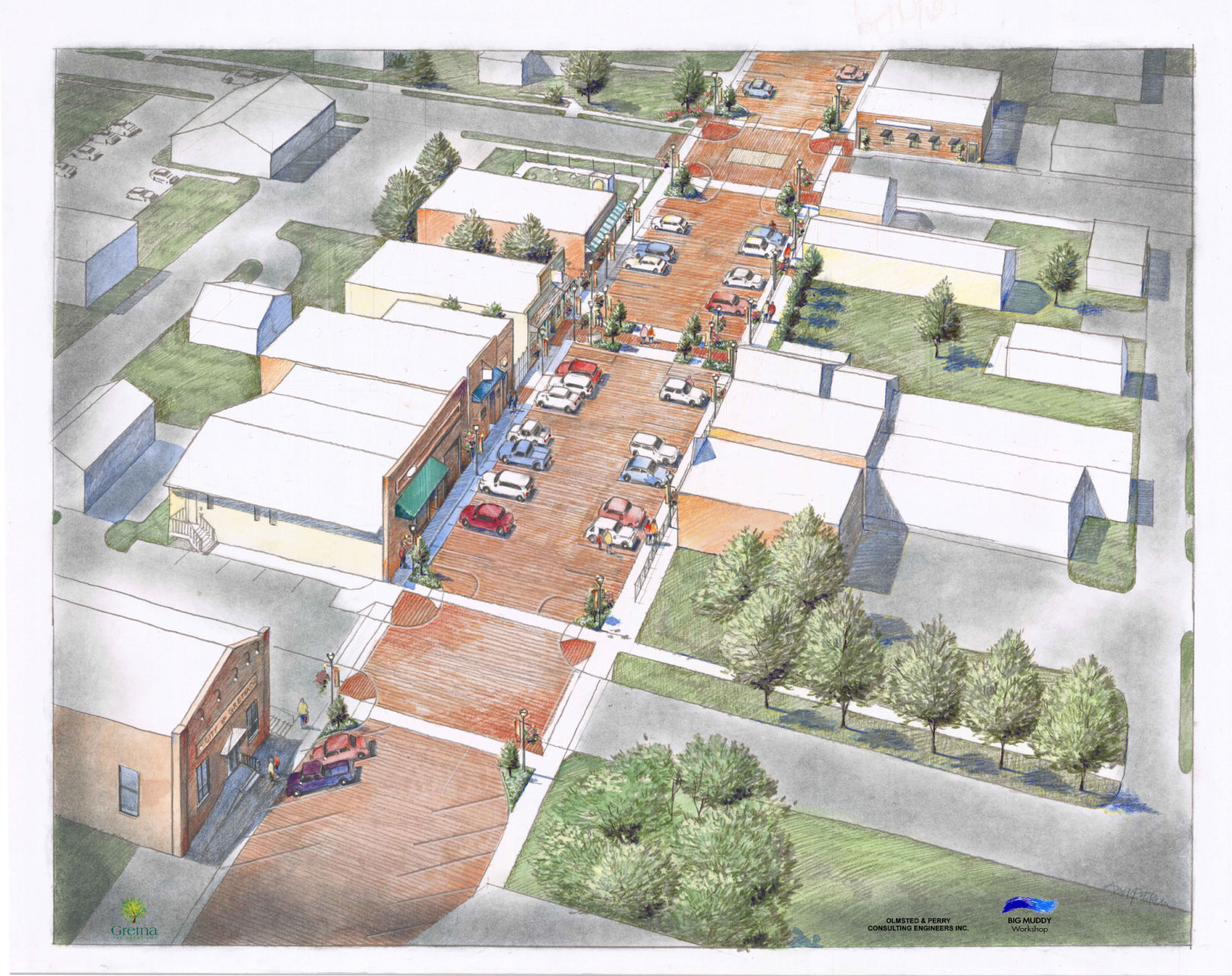 streetscape render